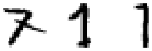 Misclassified training digits that were actually 7